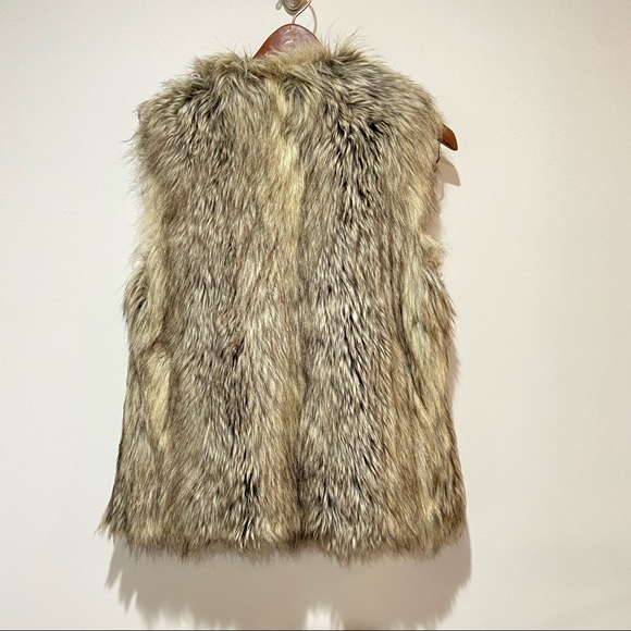 Tinsel Faux Rabbit Fur Vest Size XS - Picture 3 of 14